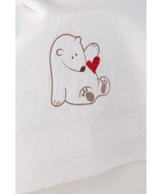 STEFAN peškir za bebe sa vezom 50x100cm Meda