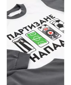 STEFAN pidžama za decu Partizan napadaj 4 godine +