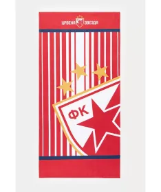 STEFAN plažni peškir za decu 70x140 Crrvena Zvezda Grb Teget&Crveni