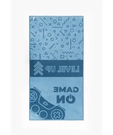 STEFAN plažni peškir za decu 70x140 Game Plavi