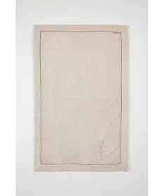STEFAN pokrivač od frotira sa vezom balerina 80x120 cm