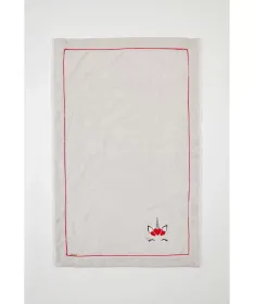 STEFAN pokrivač od frotira sa vezom jednorog 80x120 cm