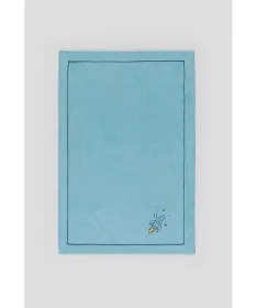 STEFAN pokrivač od frotira sa vezom svemir 80x120 cm