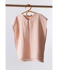 Stefan pončo za decu od muslina 60x70cm Roze