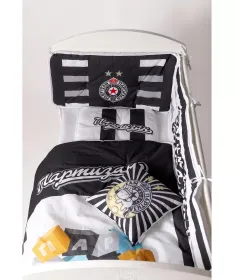 STEFAN posteljina za bebe sa ogradicom Partizan - 24