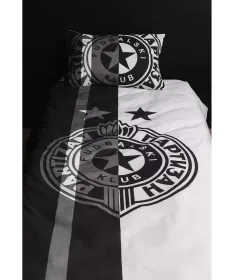 STEFAN posteljni set (navlake) za dečiji krevet 2 u 1 FK Partizan 140x200 - 820-24