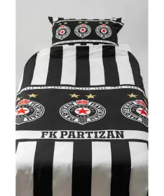 STEFAN posteljni set (navlake) za dečiji krevet 2 u 1 Partizan 140x200 - 820-trigrba