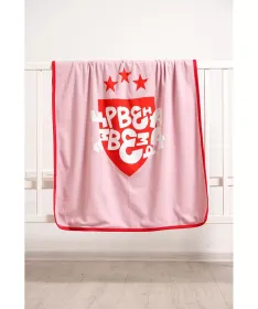 STEFAN prekrivač Crvena Zvezda interlok roze 80x90