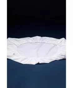 Stefan Sanitized antialergijski čaršav sa lastišem za krevetac za bebe 120x60cm Bela