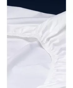 Stefan Sanitized antialergijski čaršav sa lastišem za krevetac za bebe 120x60cm Bela