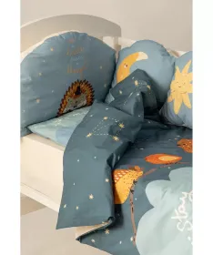 STEFAN svetleća posteljina za bebe sa ogradicom - stay magical