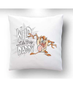 STEFAN ukrasni jastuk 40x40cm Tasmanijski đavo Bela