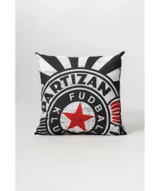 STEFAN ukrasni jastuk Partizan 40x40 cm grb fudbalskog kluba