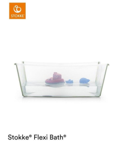 Stokke Flexi Bath X-Large kadica za bebe na sklapanje - Transparent Green
