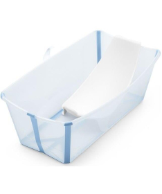 Stokke Flexi Bath set (sklopiva kadica i kupko) Ocean Blue V2