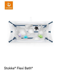 Stokke Flexi Bath set X-Large (sklopiva kadica i kupko) Transparent Blue V2