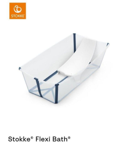 Stokke Flexi Bath set X-Large (sklopiva kadica i kupko) Transparent Blue V2