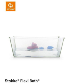 Stokke Flexi Bath set X-Large (sklopiva kadica i kupko) Transparent Green V2