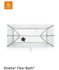 Stokke Flexi Bath set X-Large (sklopiva kadica i kupko) Transparent Green V2