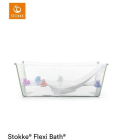 Stokke Flexi Bath set kadice za bebe na sklapanje - Transparent Green
