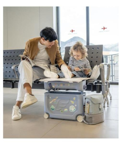 Stokke Jetkids Bedbox kofer za decu + Ranac Artic Blue