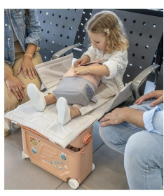 Stokke Jetkids Bedbox kofer za decu + Ranac Coral Pink