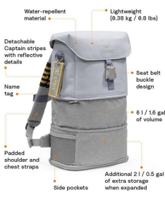 Stokke Jetkids Crew Backpack ranac za decu Hazy Liliac