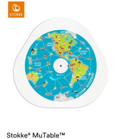 Stokke Mutable DISKcover table cover dodatna tabla - Discover Around the World