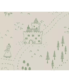 Stokke Sleepi V3 čaršav za sleepi krevet - Sage Green Map ocs