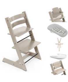 Stokke Tripp Trapp Drvena hranilica za decu Cashmere Grey