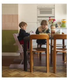 Stokke Tripp Trapp Drvena hranilica za decu - Heather Mauve