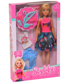 Stylify lutka za devojčice sa kompletom odeće i dodacima 31cm - A096331