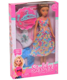 Stylify lutka za devojčice sa kompletom odeće i dodacima 31cm - A096331