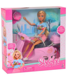 Stylify lutka za devojčice sa skuterom 31cm - A096334