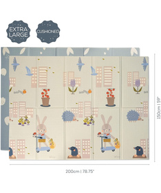 Taf Toys bebi podloga Urban Garden 150x200 cm 22114095