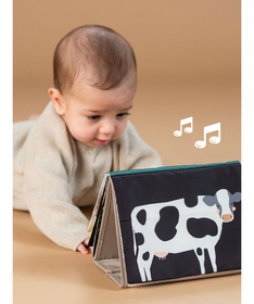 Taf Toys edukativna knjiga za bebe sa zvukovima Farm Musical Tummy Time Book 22114156