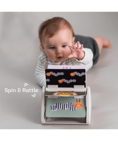 Taf Toys edukativna knjiga za bebe Spin&Rattle 22114100