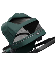 THULE Sleek kolica za decu sa crnim ramom Mallard Green