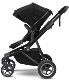 THULE Sleek kolica za decu sa crnim ramom Midnight Black