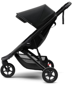 THULE Spring dečija kolica sa crnim ramom Midnight black