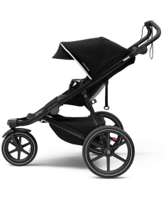 THULE Urban Glide 3 dečija kolica sa crnim ramom Black