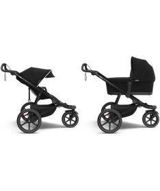 THULE Urban Glide 3 dečija kolica sa crnim ramom Black