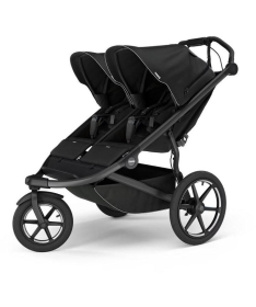 THULE Urban Glide 3 kolica za blizance sa crnim ramom Black