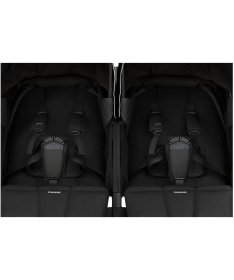 THULE Urban Glide 3 kolica za blizance sa crnim ramom Black