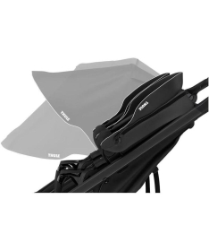 THULE Urban Glide 3 kolica za blizance sa crnim ramom Black