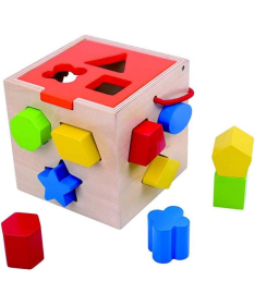 Tooky toy drvena igračka za decu Kocka umetaljka - A058592