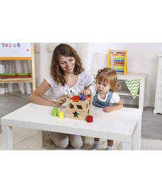 Tooky toy drvena igračka za decu Kocka umetaljka - A058592
