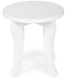 Veliki drveni toaletni sto za decu sa ogledalom i roze dodacima W08H188B