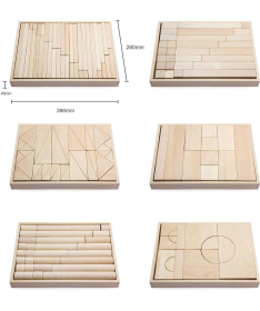 Viga Matematički blokovi Set drvena edukativna igračka za decu - 32729