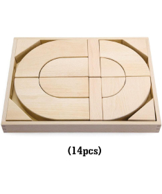 Viga Matematički blokovi Set drvena edukativna igračka za decu - 32731
